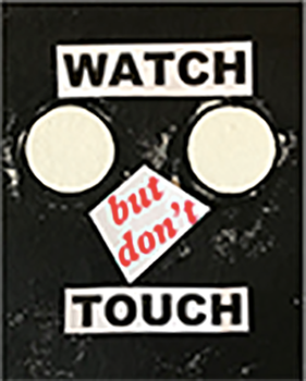 WATCH but don't TOUCH